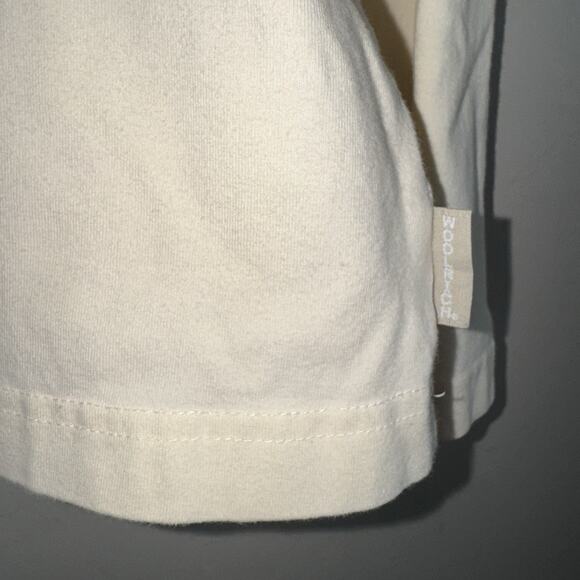 WoolRich Long Sleeve Crew Neck T-Shirt Woman’s Size M Ivory Cream Off White - Picture 5 of 10